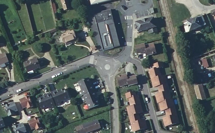 Vue aérienne du Mini-giratoire n°10866047436