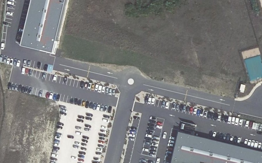Vue aérienne du Mini-giratoire n°10875241371