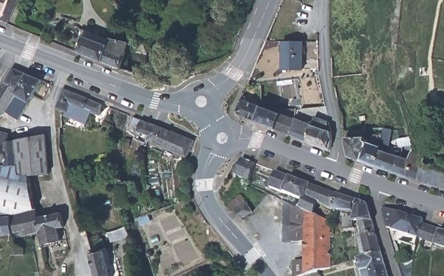 Vue aérienne du Mini-giratoire n°10921903436