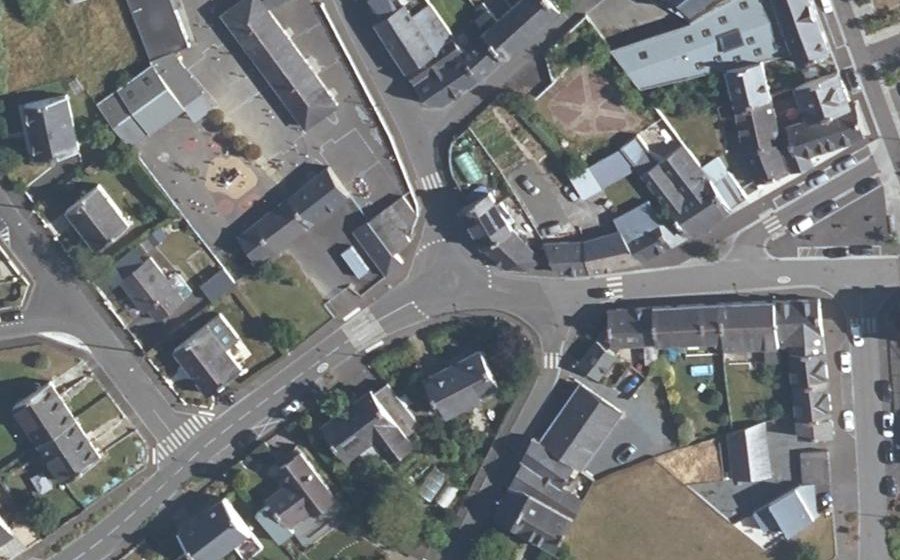 Vue aérienne du Mini-giratoire n°10951411980