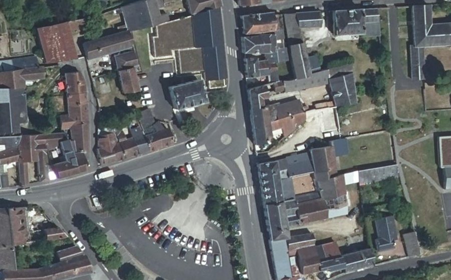 Vue aérienne du Mini-giratoire n°10963648144