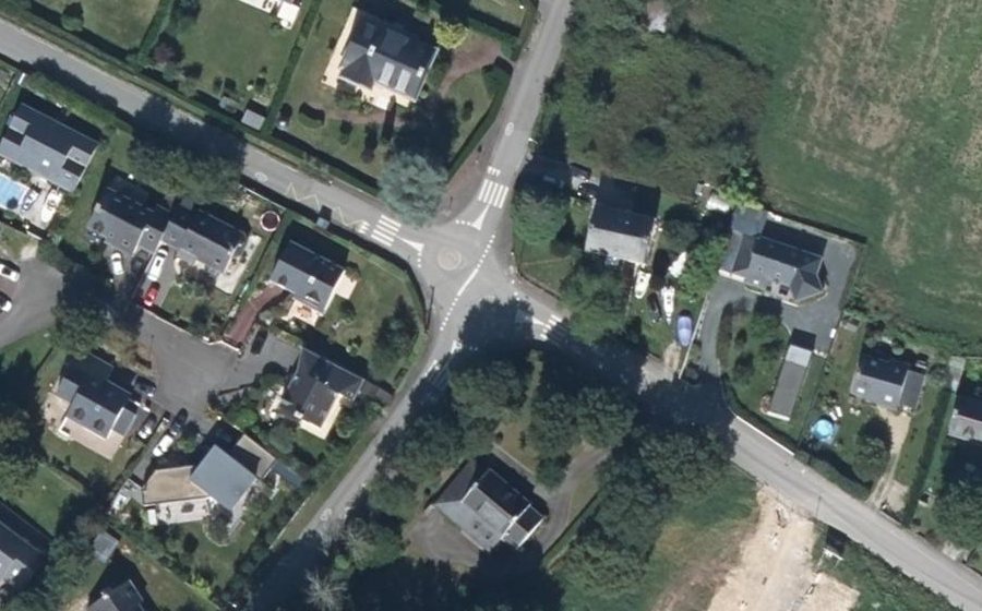 Vue aérienne du Mini-giratoire n°11002695680