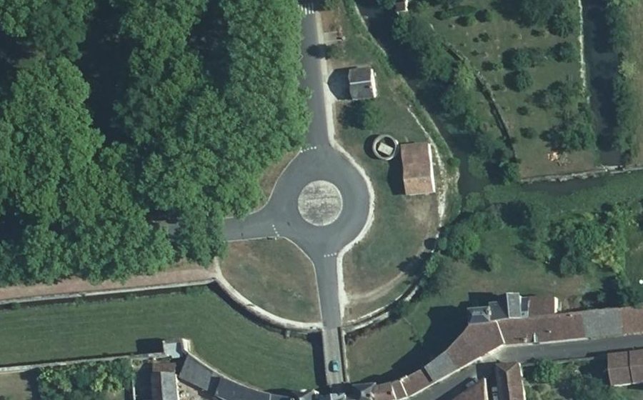 Vue aérienne du Route de Chinon