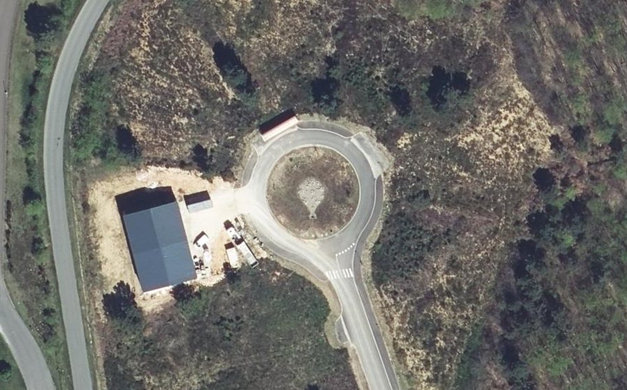 Vue aérienne du Zone d'Activité la Borne 120 Nord