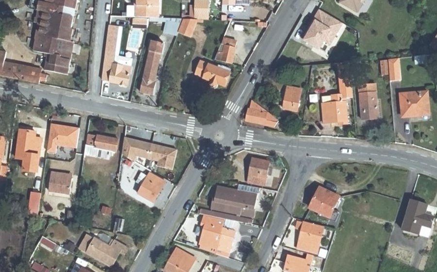 Vue aérienne du Mini-giratoire n°11065381997