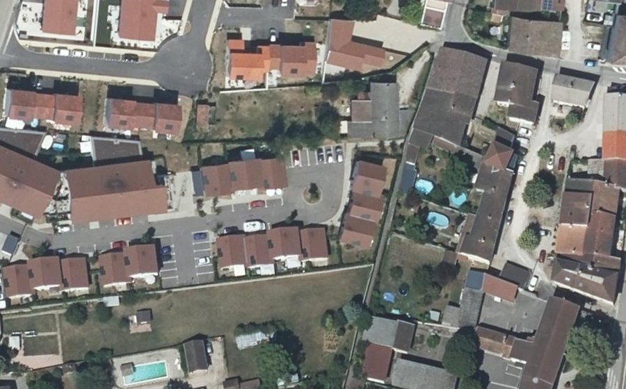 Vue aérienne du Mini-giratoire n°11080007614