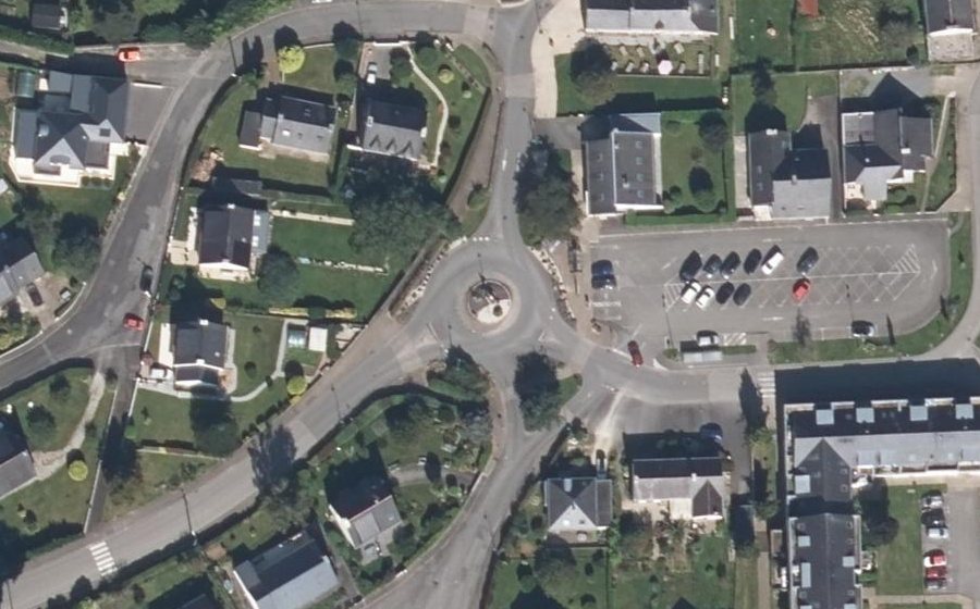 Vue aérienne du Giratoire d'Ytrac