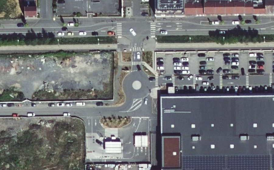 Vue aérienne du Mini-giratoire n°11101642864