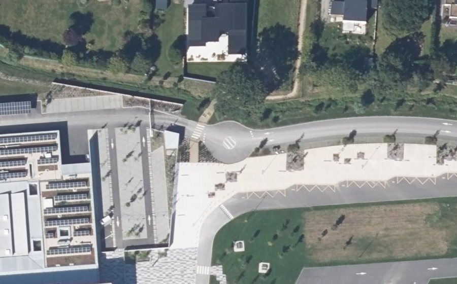 Vue aérienne du Mini-giratoire n°11143850140