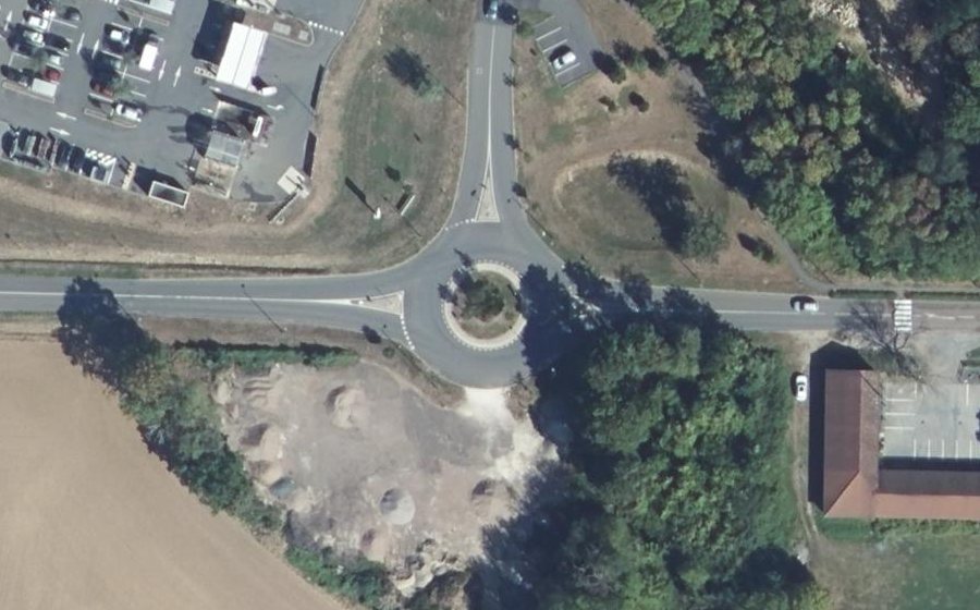Vue aérienne du Route de Cosne