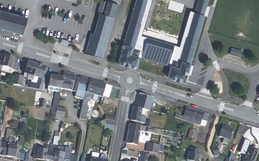 Vue aérienne du Mini-giratoire n°11232194332