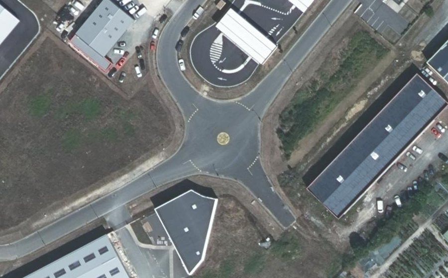 Vue aérienne du Mini-giratoire n°11279697175