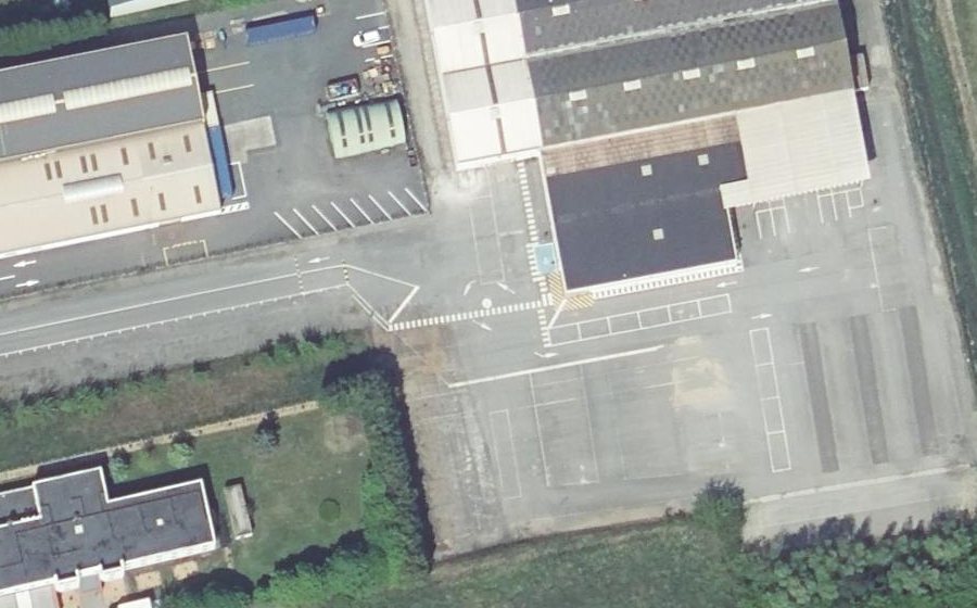 Vue aérienne du Mini-giratoire n°11400100064