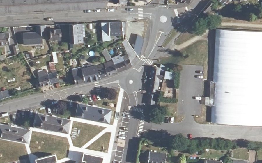 Vue aérienne du Mini-giratoire n°11466754419