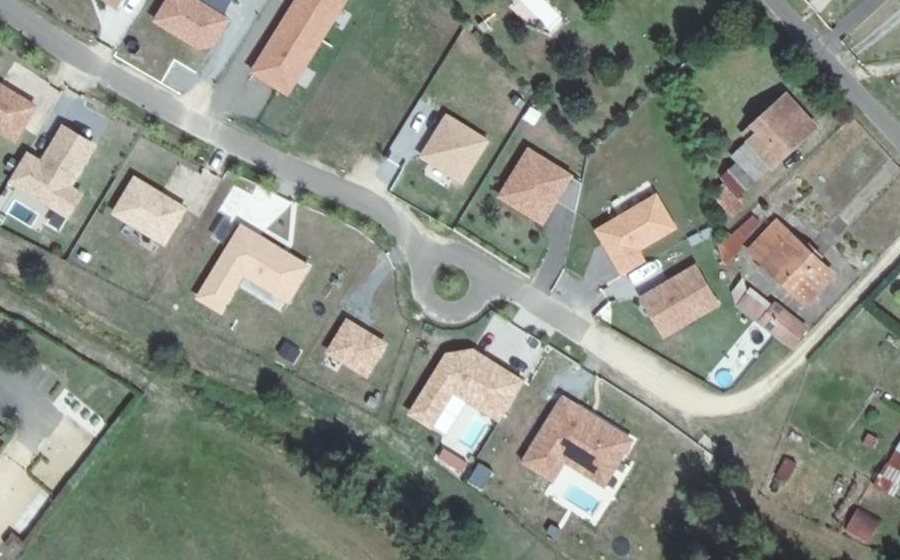 Vue aérienne du Allée de Mamique