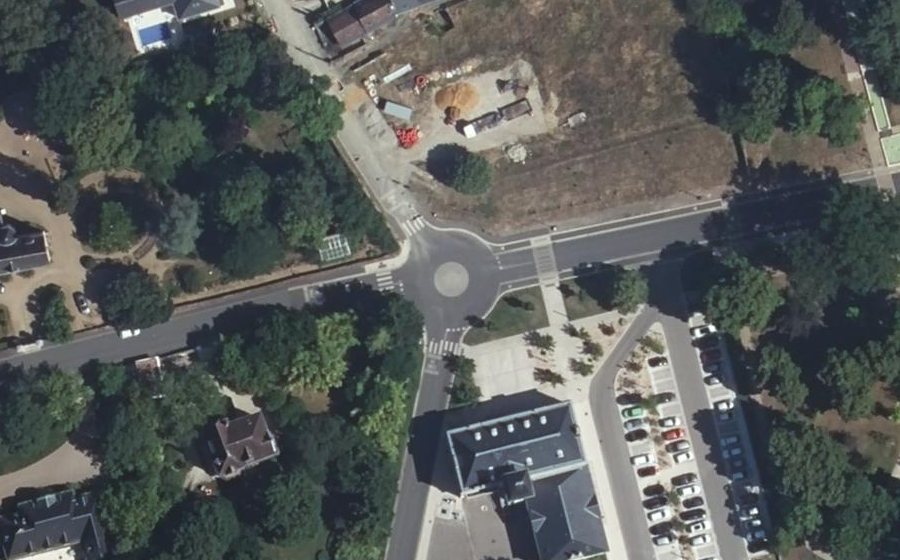 Vue aérienne du Mini-giratoire n°11548085439