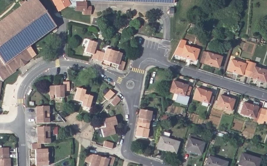 Vue aérienne du Mini-giratoire n°11565353655