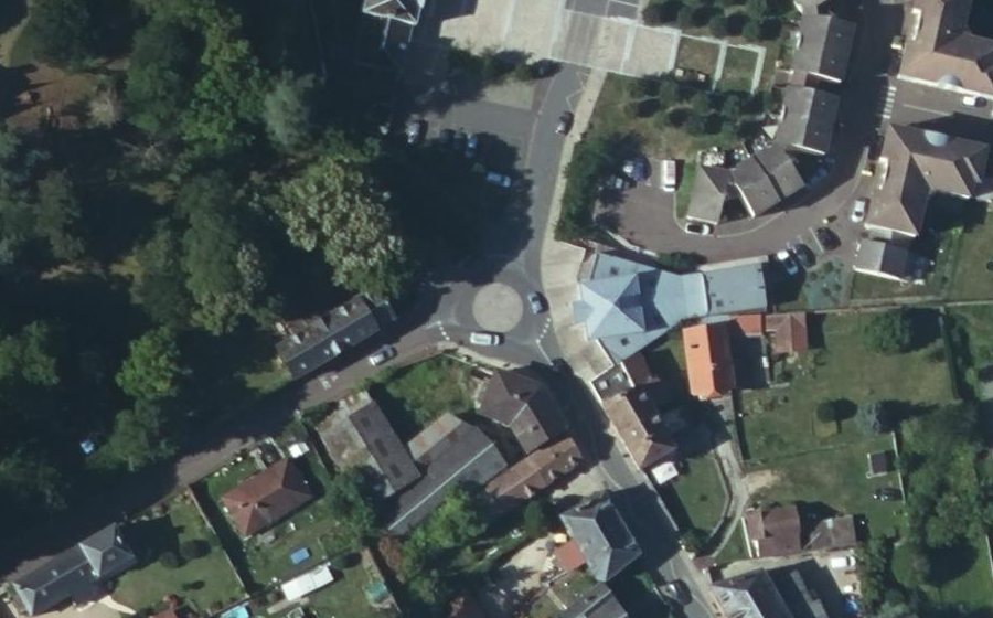 Vue aérienne du Grande Rue