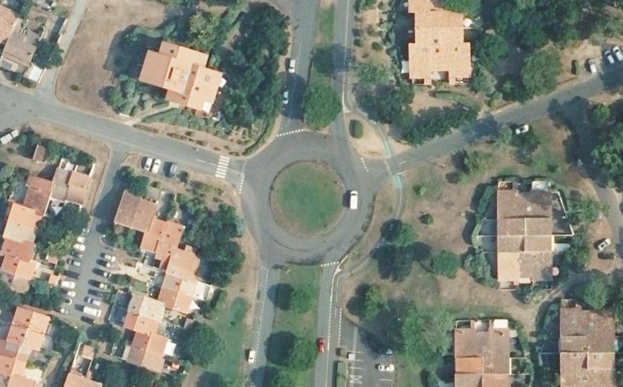 Vue aérienne du Avenue Chambrelent