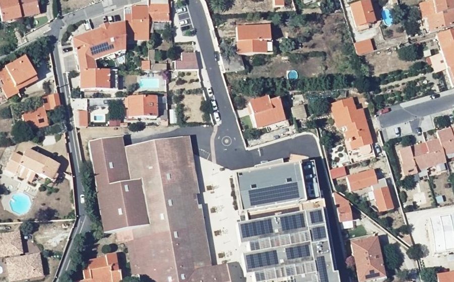 Vue aérienne du Rond-point anonyme n°1117251013