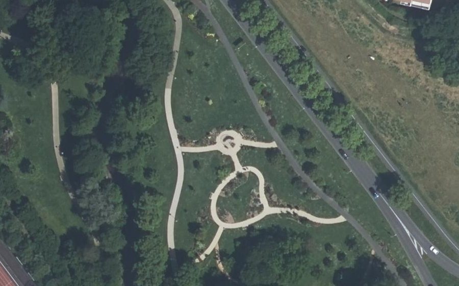 Vue aérienne du Mini-giratoire n°11738285257