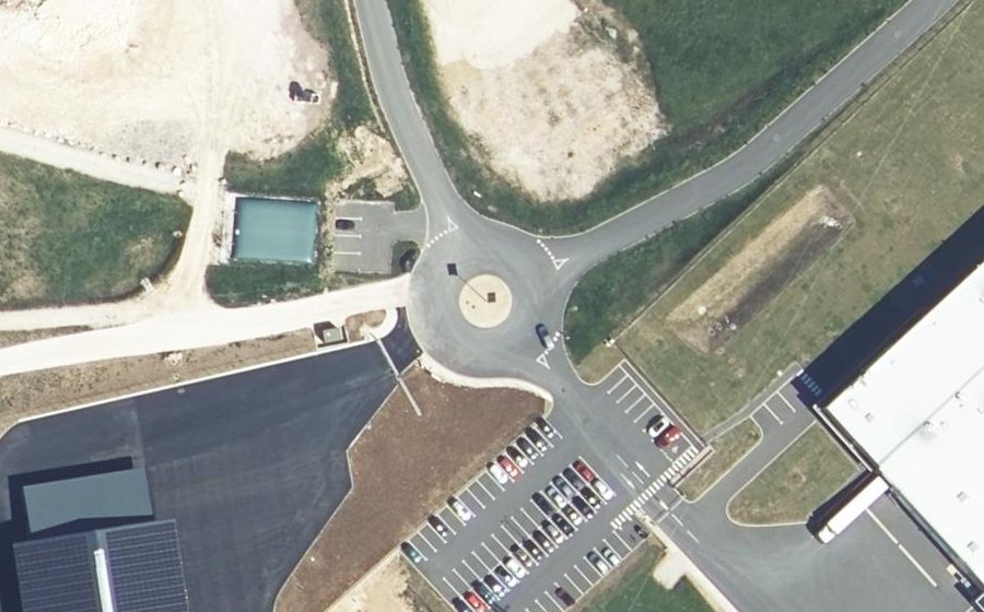 Vue aérienne du Mini-giratoire n°11768315584