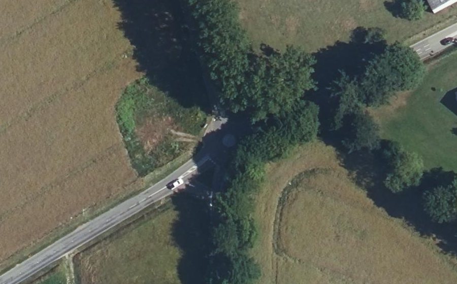 Vue aérienne du Rond-point anonyme n°1118422195
