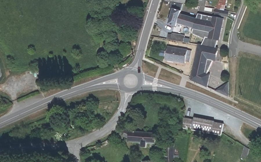 Vue aérienne du Mini-giratoire n°11846710784