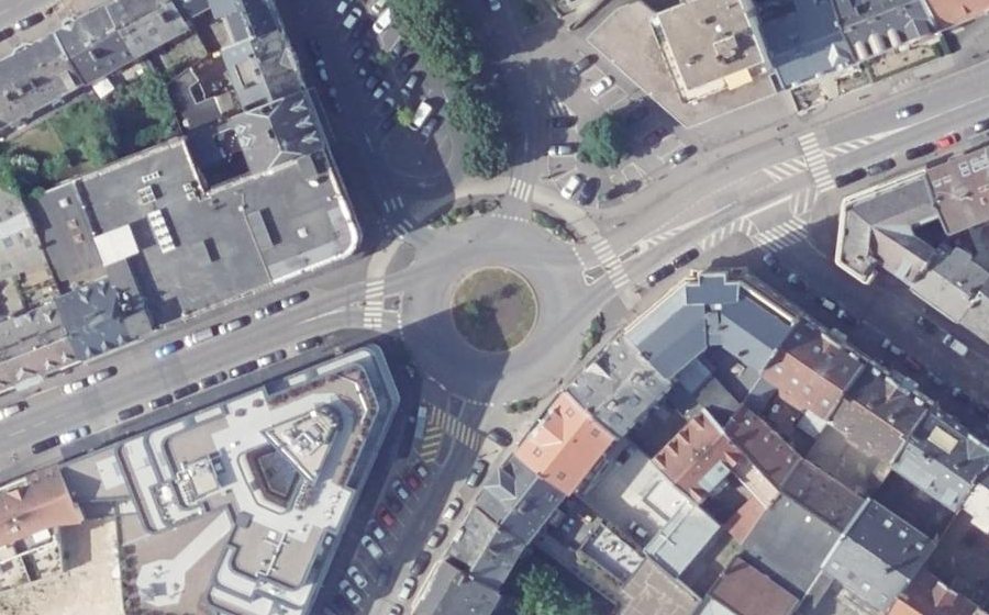 Vue aérienne du Place Marie Louise