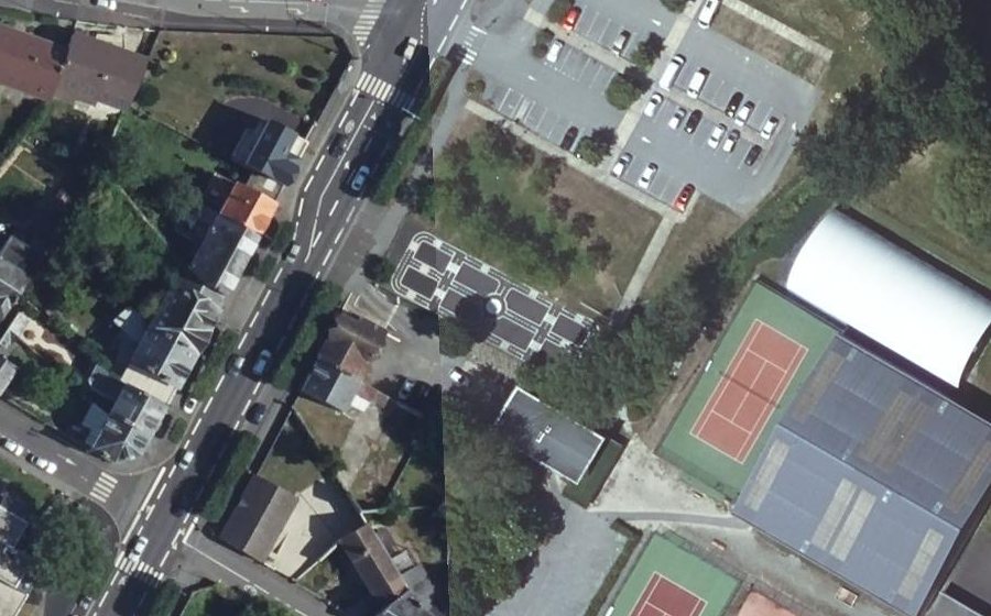 Vue aérienne du Mini-giratoire n°11913086222