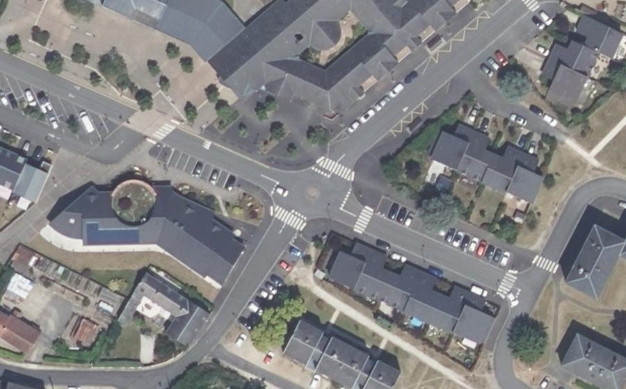 Vue aérienne du Mini-giratoire n°11934656635