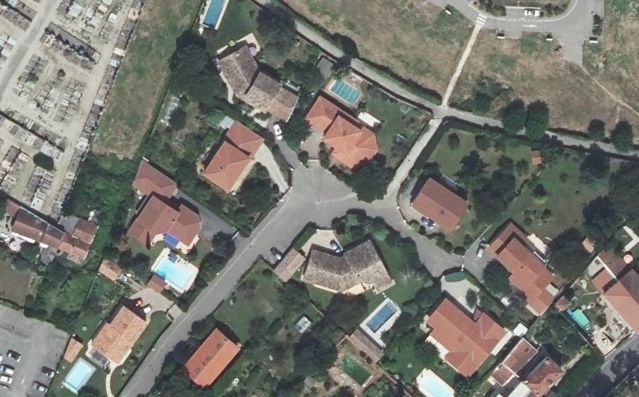 Vue aérienne du Mini-giratoire n°11948037948