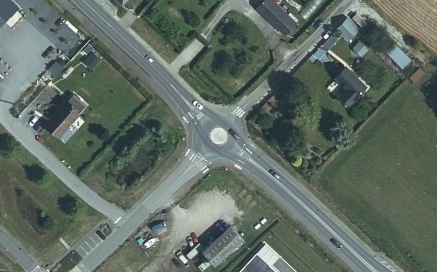 Vue aérienne du Mini-giratoire n°11954167798