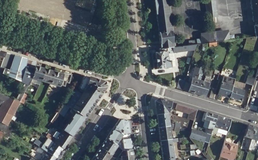 Vue aérienne du Mini-giratoire n°11961102022