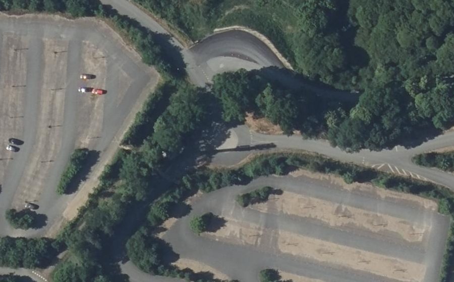 Vue aérienne du Rond-point anonyme n°1119823880