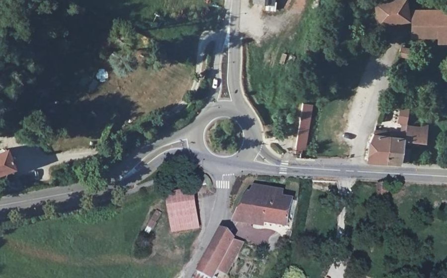 Vue aérienne du Avenue des Marais