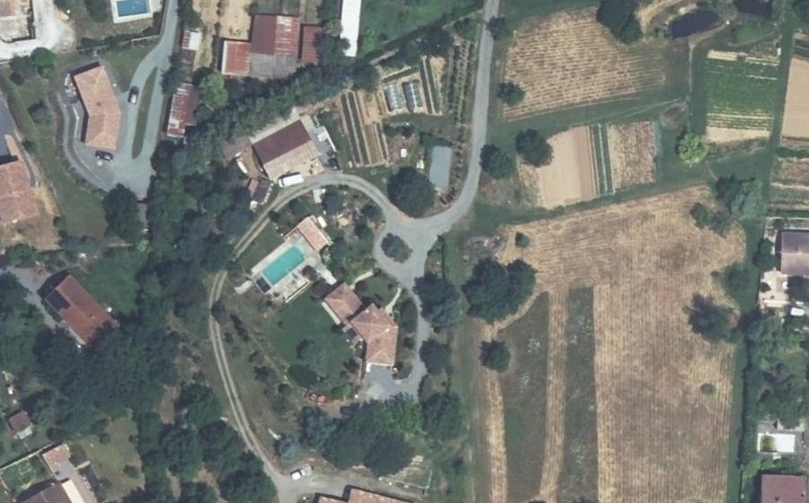 Vue aérienne du Mini-giratoire n°12100975144