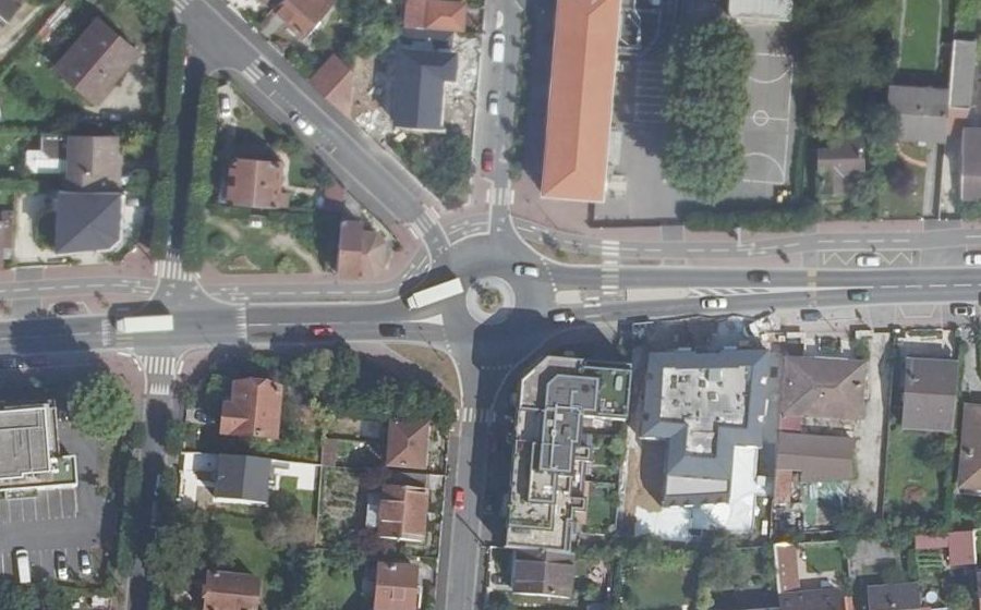 Vue aérienne du Avenue du Général de Gaulle