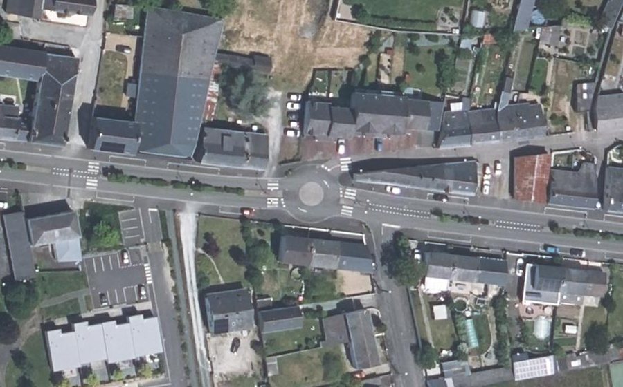 Vue aérienne du Mini-giratoire n°12154680151