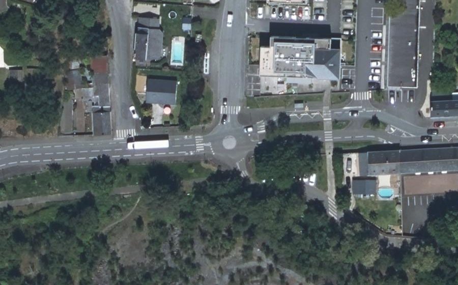 Vue aérienne du Mini-giratoire n°12195312035