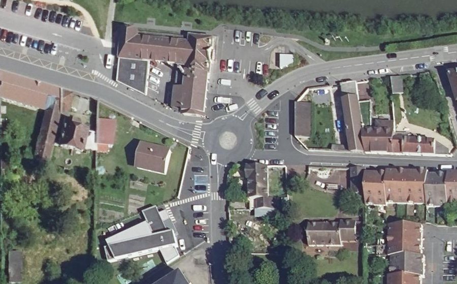 Vue aérienne du Mini-giratoire n°12244840118