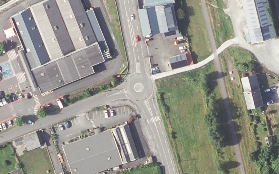 Vue aérienne du Rue du Parc National