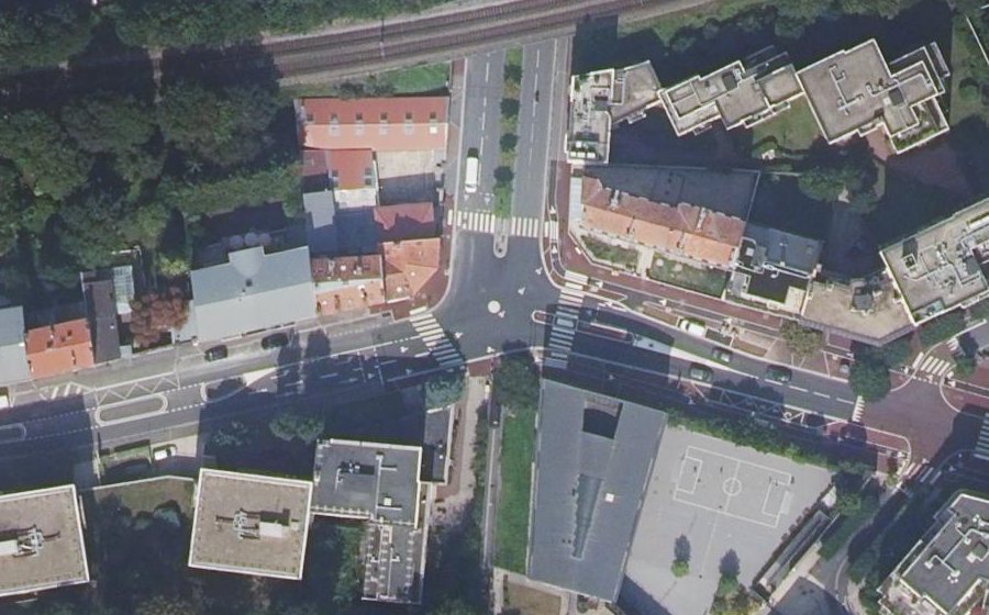 Vue aérienne du Mini-giratoire n°12364684221