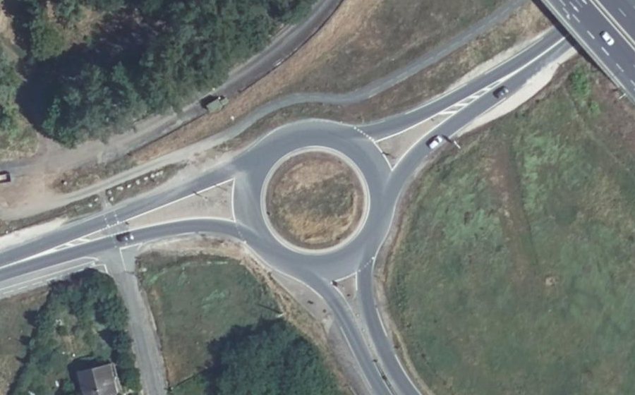 Vue aérienne du Rond-point anonyme n°11238272