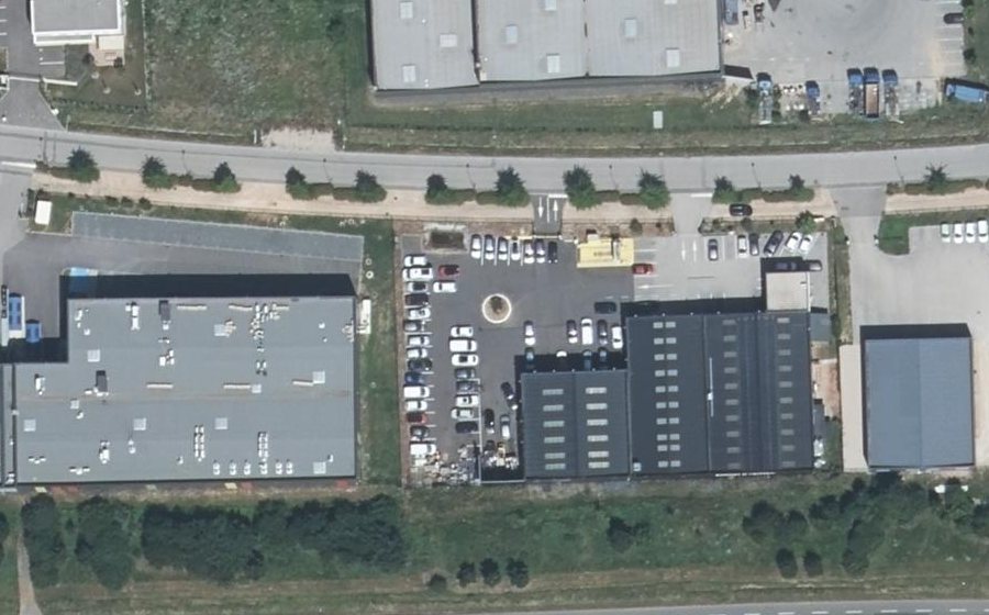 Vue aérienne du Mini-giratoire n°12398284811