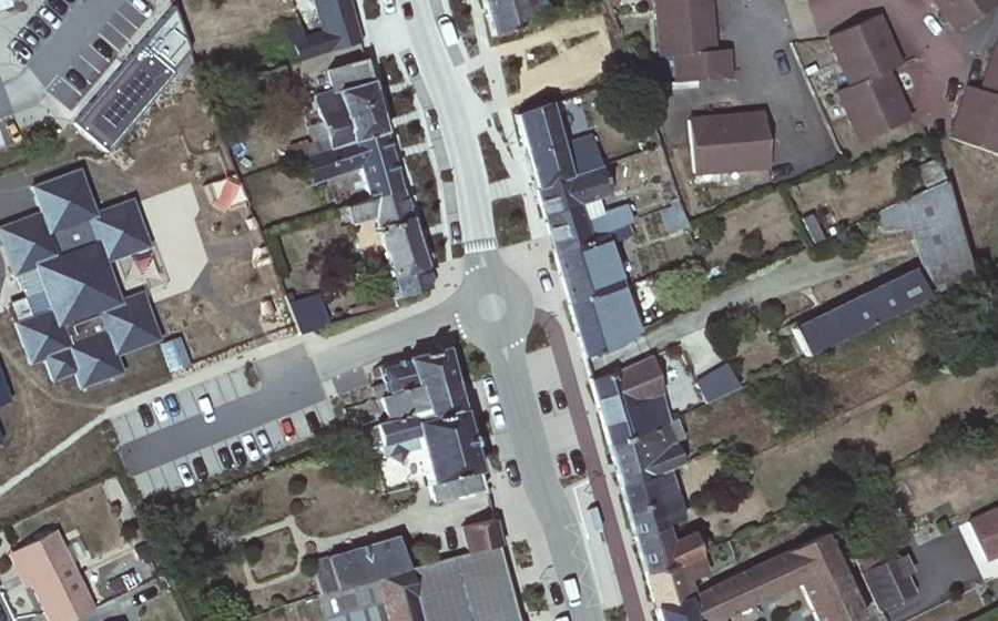 Vue aérienne du Mini-giratoire n°12500405918