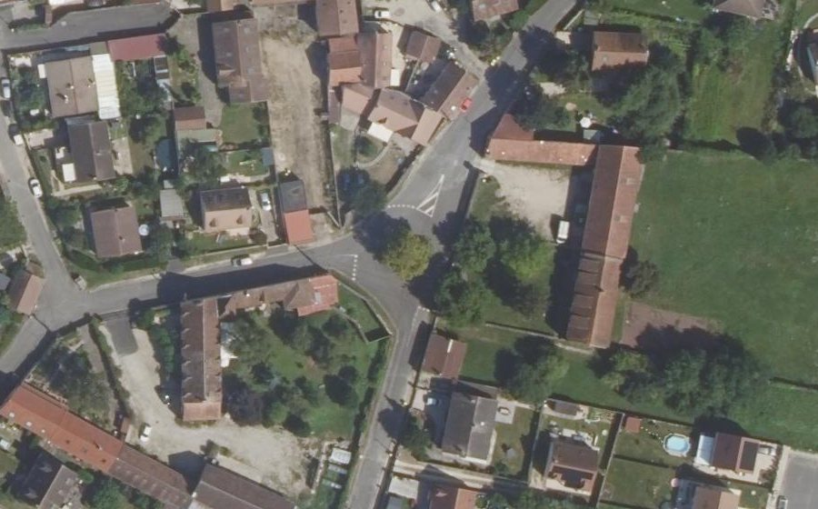 Vue aérienne du Place Pasteur