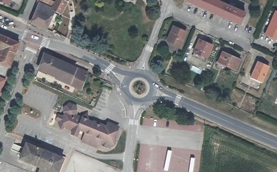Vue aérienne du Route de Chambéry