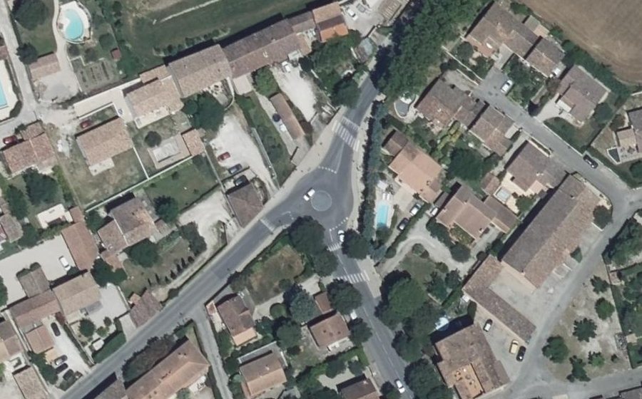 Vue aérienne du Mini-giratoire n°12541983022