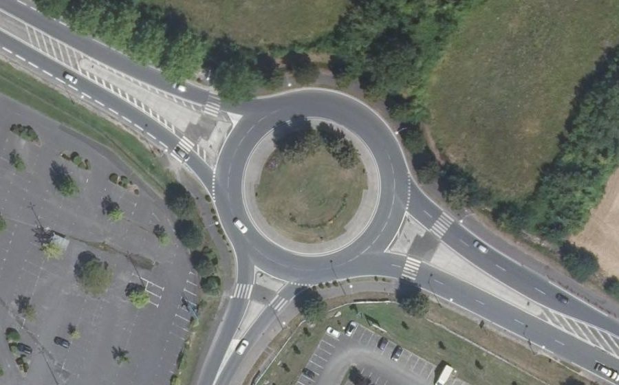 Vue aérienne du Rond-point anonyme n°11257078